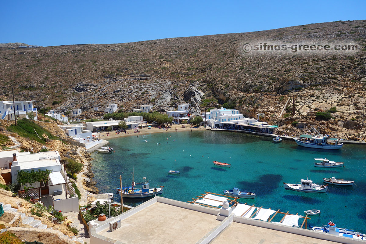 Der Strand von Cheronissos