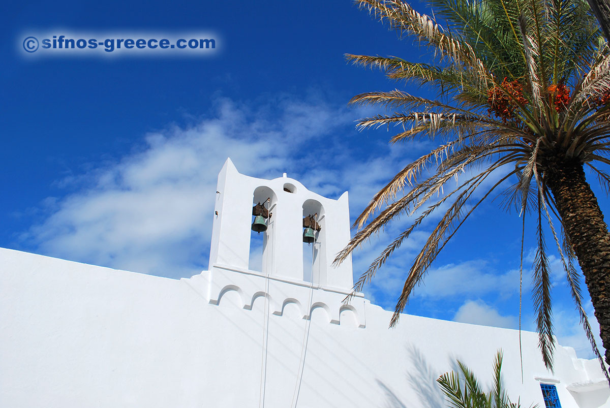 Die zentrale Kirche von Exabela