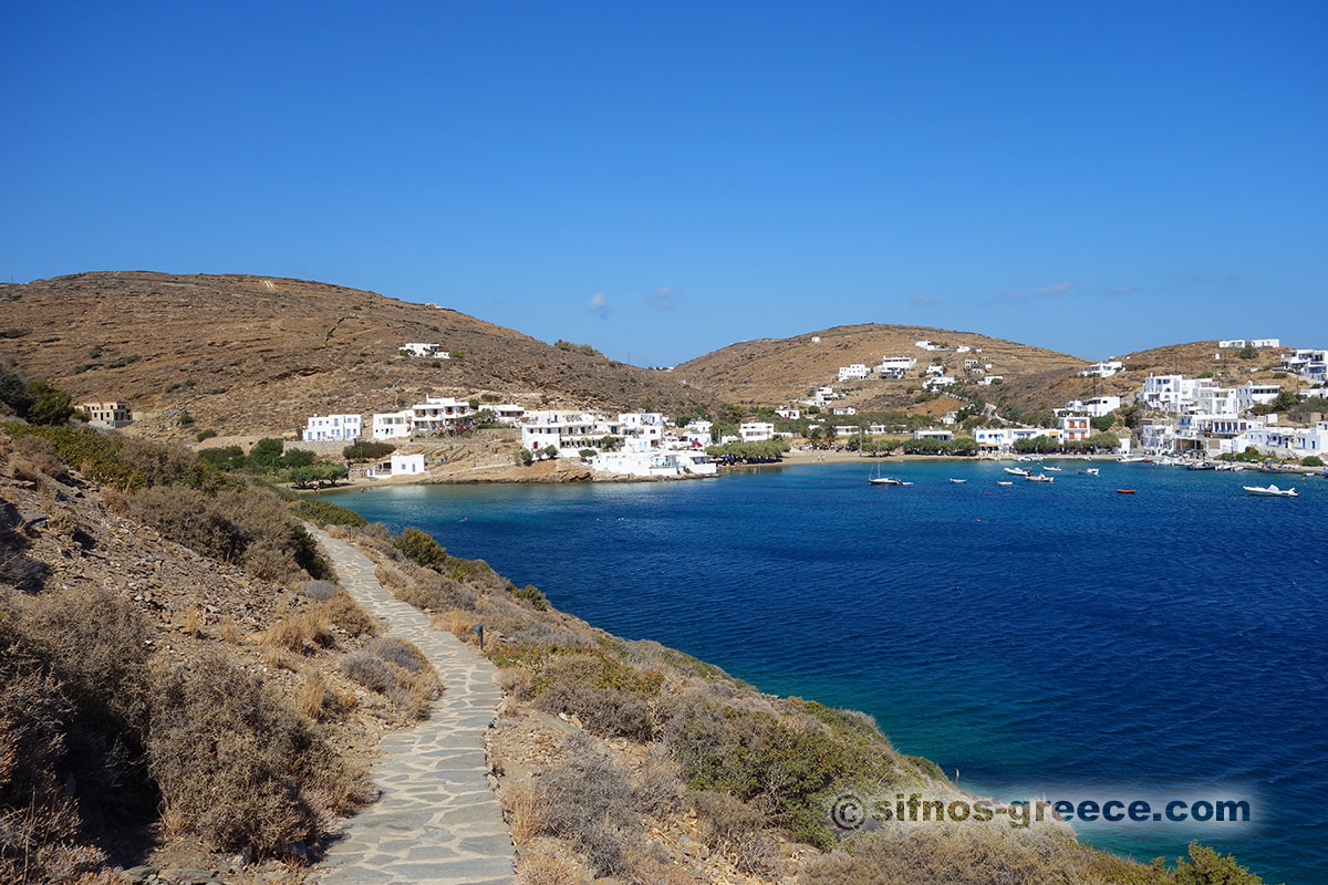 Das Dorf Faros und der Weg Glipho-Chrissopigi