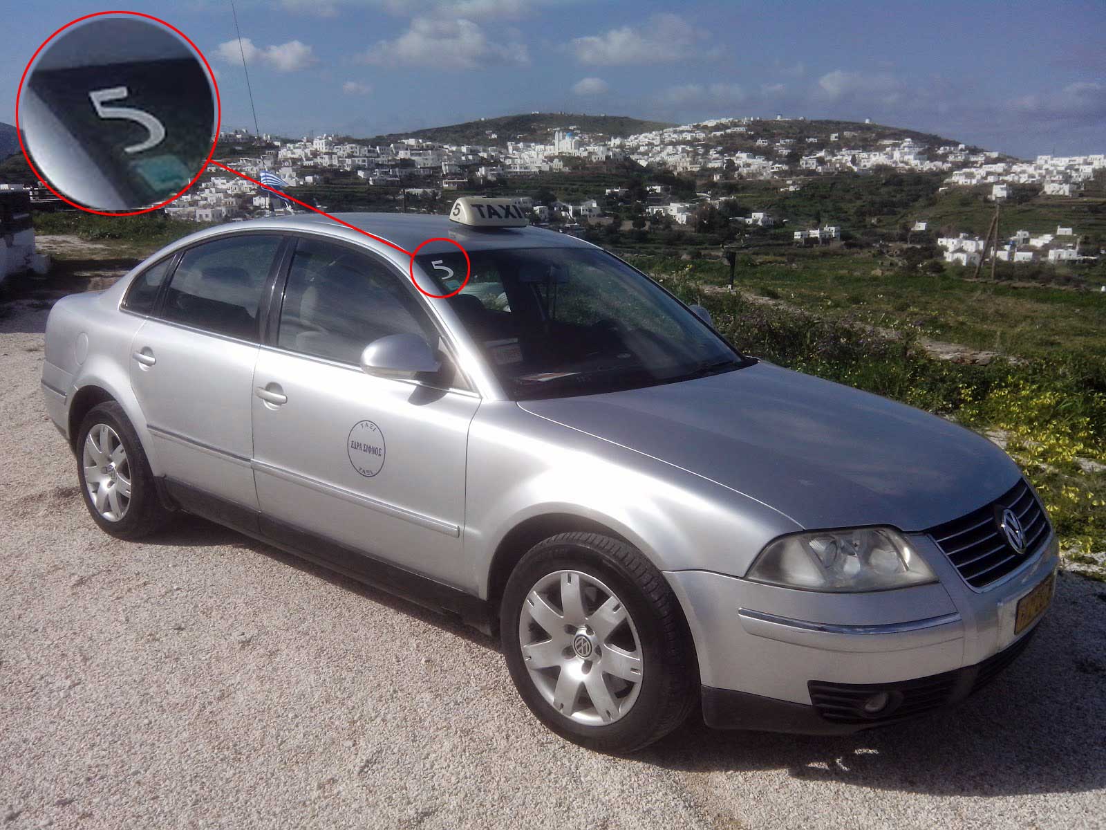 Taxis in Sifnos
