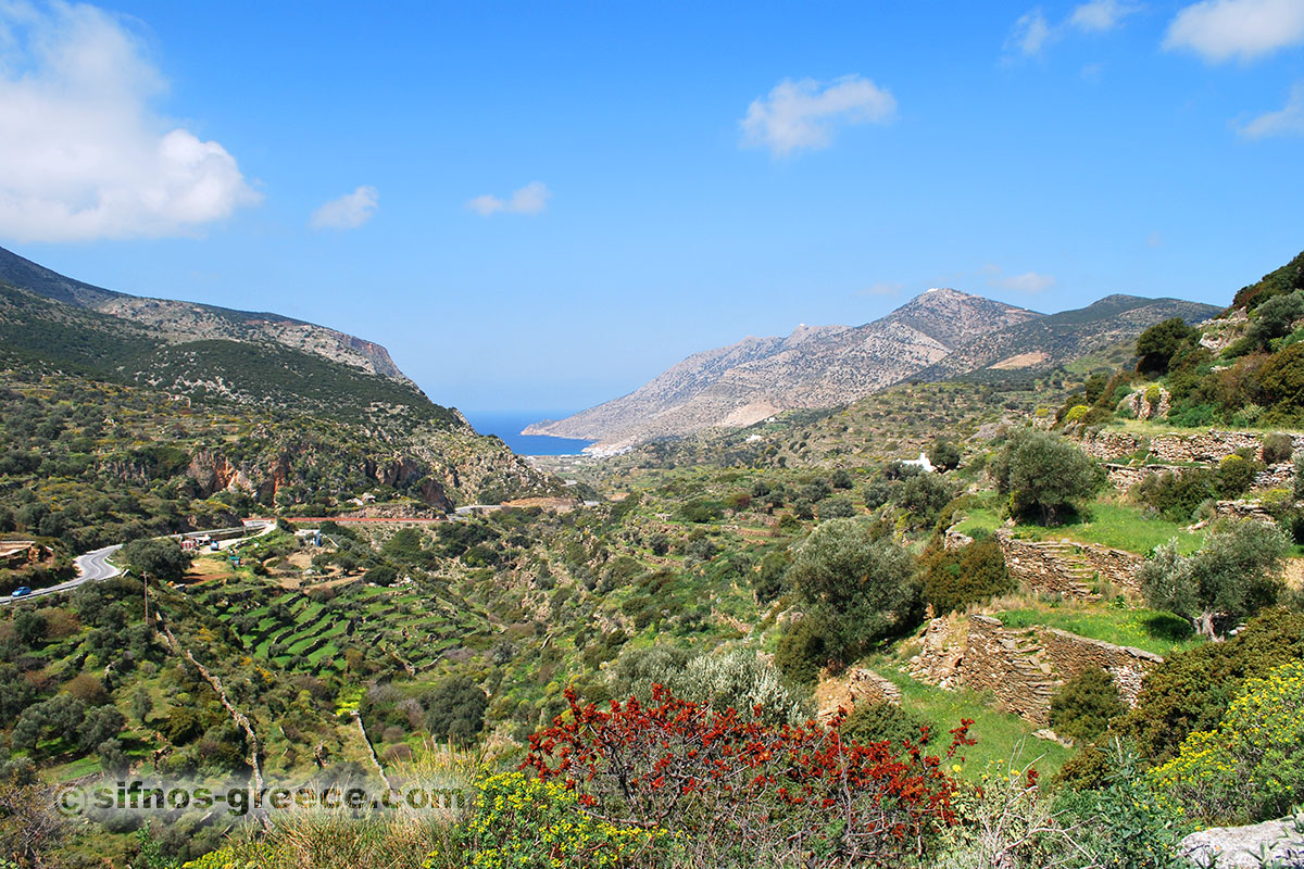 Der Golf von Kamares vom Weg aus gesehen